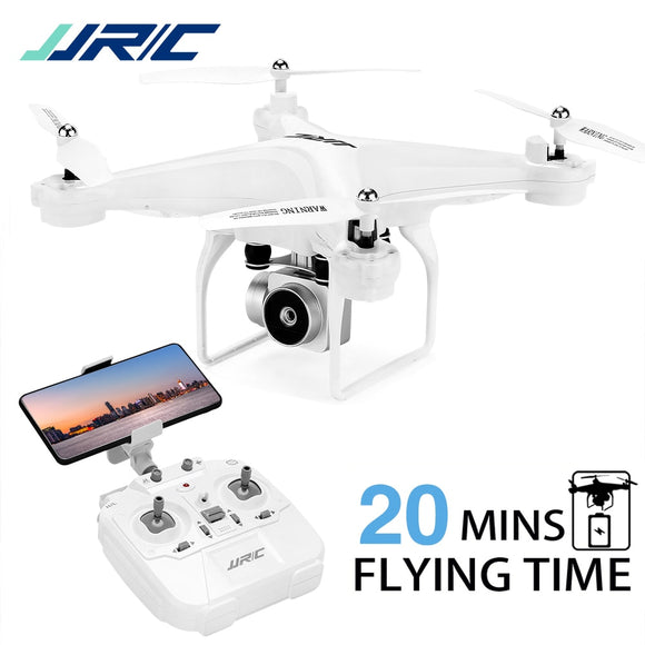 20 Mins Flying FPV Drone , JJRC H68 RC Drone with 720P HD Camera WIFI Live Video Headless Mode Altitude Hold Quadcopter