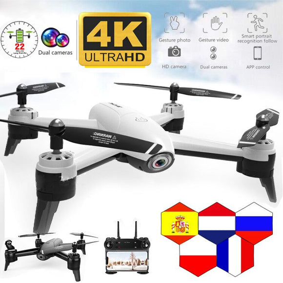 SG106 WiFi FPV RC Drones 4K Dual Camera RC Helicopter 1080P HD Camera Quadcopter Aircraft Quadrocopter Aerial Video Toys For Kid