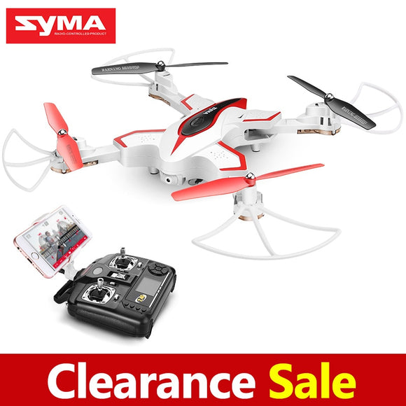 SYMA Official X56W RC Drone Folding Quadrocopter With Wifi Camera Real-time Sharing Flashing Light RC Helicopter Drones Aircraft