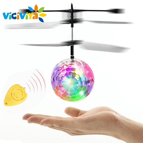 VICIVIYA RC Toy EpochAir RC Flying Ball RC Drone Helicopter Ball Built-in With Shinning LED Lighting Remote Control For Kids