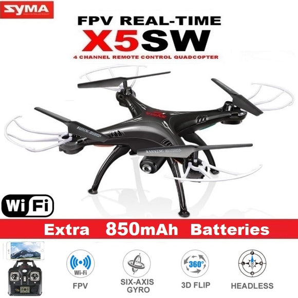 SYMA X5SW FPV Drone X5C Upgrade WiFi Camera Real Time Video RC Quadcopter 2.4G 6-Axis Headless Mode Quadrocopter Helicopter