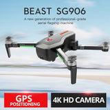 SG906 CG033 1KM WiFi FPV HD 1080P Gimbal Camera GPS Brushless Foldable RC Drone Quadcopter RTF VS F11 S70W  DRONE