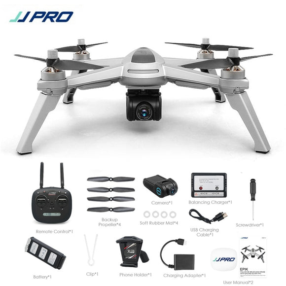 JJRC JJPRO X5 5G GPS WIFI FPV With 1080P HD Camera Max 18 Mins Follow Me Altitude Hold RC Drone Quadcopter RTF