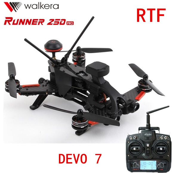 Original Walkera Runner 250 PRO + DEVO 7 GPS RC Racing Quadcopter Drone with Camera/OSD/GPS/DEVO 7 Transmitter RTF