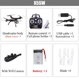 SYMA X5SW Drone with WiFi Camera Real-time Transmit FPV HD Camera Dron X5A NO Camera Quadcopter Quadrocopter 4CH RC Helicopter