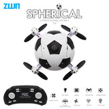 Mini Dron Football Quadcopter Foldable Drone 3D Flips One Key Take Off Headless Mode RC Helicopter Kids Gift Toy vs E010 S9