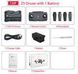 SJRC Z5 Quadrocopter with HD 720P/1080P Camera GPS Drone 2.4G/5G Wifi FPV Altitude Hold Follow Me Mode Dro vs Visuo XS812