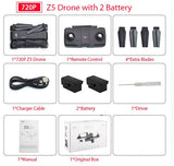 SJRC Z5 Quadrocopter with HD 720P/1080P Camera GPS Drone 2.4G/5G Wifi FPV Altitude Hold Follow Me Mode Dro vs Visuo XS812