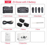 SJRC Z5 Quadrocopter with HD 720P/1080P Camera GPS Drone 2.4G/5G Wifi FPV Altitude Hold Follow Me Mode Dro vs Visuo XS812