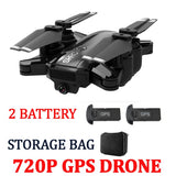 Drone GPS Foldable Global Positioning 500 Meters Distance Set Fly 1080P Camera HD FPV Professional gps Rc Quadcopter With Camera