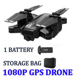 Drone GPS Foldable Global Positioning 500 Meters Distance Set Fly 1080P Camera HD FPV Professional gps Rc Quadcopter With Camera