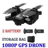 Drone GPS Foldable Global Positioning 500 Meters Distance Set Fly 1080P Camera HD FPV Professional gps Rc Quadcopter With Camera