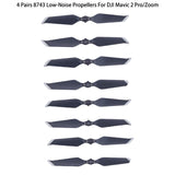 In Stocks 4 Pairs Gold/Sliver 8743F Low Noise Propellers Blade for DJI MAVIC 2 PRO/ ZOOM Drone Accessories