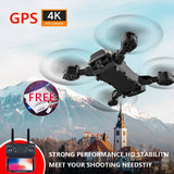 New Drone 4K With HD Camera WIFI 1080P Dual Camera Follow Me Quadcopter FPV Professional Drone Toy Free Spare Battery