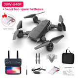 New Drone 4K With HD Camera WIFI 1080P Dual Camera Follow Me Quadcopter FPV Professional Drone Toy Free Spare Battery