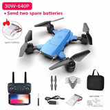 New Drone 4K With HD Camera WIFI 1080P Dual Camera Follow Me Quadcopter FPV Professional Drone Toy Free Spare Battery