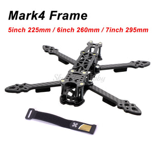 Mark4 Mark 5inch 225mm / 6inch 260mm / 7inch 295mm with 5mm Arm Quadcopter Frame 5" 6" 7" FPV Freestyle RC Racing Drone