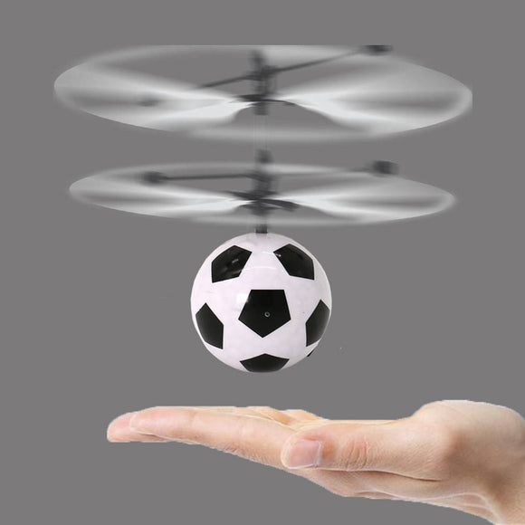 Mini RC Drone Hand Induction Flying Ball Anti-stress LED Light Helicopter Aircraft For Kids Christmas Gift