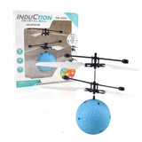 Mini RC Drone Hand Induction Flying Ball Anti-stress LED Light Helicopter Aircraft For Kids Christmas Gift