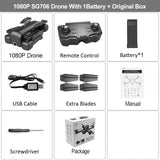 HGIYI SG706 RC Drone 4K HD Dual Camera 50X Times Zoom WIFI FPV Foldable Quadcopter Helicopter Professional Drones Stable Height