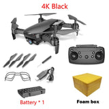 Teeggi M69G FPV RC Drone 4K with 1080P Wide-angle WiFi HD Camera Foldable RC Mini Quadcopter Helicopter VS VISUO XS809HW E58 M69