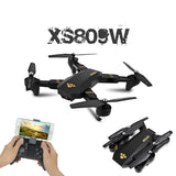 Visuo XS809W XS809HW Quadcopter Mini Foldable Selfie Drone with Wifi FPV 0.3MP/2MP Camera Altitude Hold RC Dron Vs JJRC H47 E58