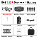 E68 drone HD wide angle 4K WIFI 1080P FPV drone video live recording Quadcopter height to maintain drone camera VS e58 drone