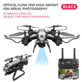 RC Drone WiFi FPV Camera 4K Dual Drone Optical Positioning RC Helicopter Altitude Hold Long Flight Time Foldable Quadcopter Dron