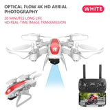 RC Drone WiFi FPV Camera 4K Dual Drone Optical Positioning RC Helicopter Altitude Hold Long Flight Time Foldable Quadcopter Dron