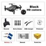 Teeggi T10 Mini Drone with Camera HD Foldable WiFi FPV RC Quadcopter Headless Mode Altitude Hold VS S9 Micro Pocket Selfie Dron