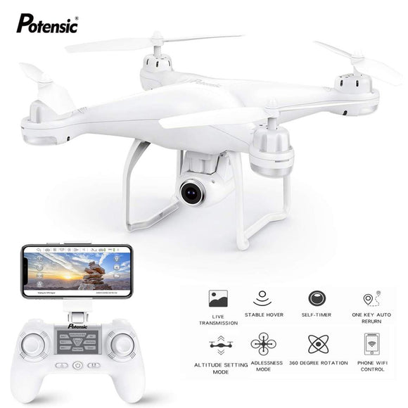 Potensic T25 GPS Drone FPV with 1080p HD Camera Wifi RC Drones Selfie Follow Me Quadcopter GPS Glonass Quadrocopter 300M