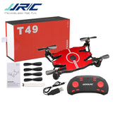 JJR/C JJRC T49 SOL Ultrathin Wifi FPV Selfie Drone 720P Camera Auto Foldable Arm Altitude Hold RC Quadcopter VS H49 E57 H37