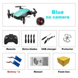 Teeggi T10 Mini Drone with Camera HD Foldable WiFi FPV RC Quadcopter Headless Mode Altitude Hold VS S9 Micro Pocket Selfie Dron