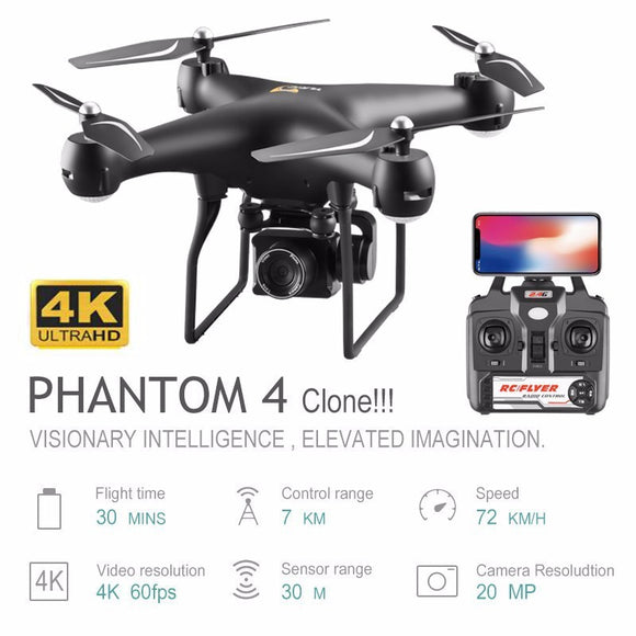 KaKBeir Professional Drone with 4K ESC Camera HD WiFi FPV Altitude Hold Wide Angle RC Quadcopter Helicopter S32T Toy VS XY4 E58