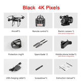 KaKBeir Professional Drone with 4K ESC Camera HD WiFi FPV Altitude Hold Wide Angle RC Quadcopter Helicopter S32T Toy VS XY4 E58