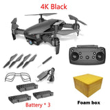 Teeggi M69G FPV RC Drone 4K with 1080P Wide-angle WiFi HD Camera Foldable RC Mini Quadcopter Helicopter VS VISUO XS809HW E58 M69