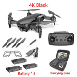 Teeggi M69G FPV RC Drone 4K with 1080P Wide-angle WiFi HD Camera Foldable RC Mini Quadcopter Helicopter VS VISUO XS809HW E58 M69