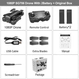 HGIYI SG706 RC Drone 4K HD Dual Camera 50X Times Zoom WIFI FPV Foldable Quadcopter Helicopter Professional Drones Stable Height