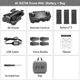 HGIYI SG706 RC Drone 4K HD Dual Camera 50X Times Zoom WIFI FPV Foldable Quadcopter Helicopter Professional Drones Stable Height