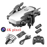 LF606 Mini RC Foldable drone With 4K HD Camera Wifi FPV Selfie Helicopter Altitude Hold Quadcopter Profesional Drones Kids Toys