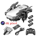 LF606 Mini RC Foldable drone With 4K HD Camera Wifi FPV Selfie Helicopter Altitude Hold Quadcopter Profesional Drones Kids Toys