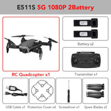 Eachine E511S GPS Dynamic Follow WIFI FPV Video With 5G 1080P Camera RC Drone Quadcopter Helicopter VS XS816 SG106 F11 S167 Dro