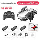 LF606 Wifi FPV Foldable RC Drone with 4K HD Camera Follow Altitude Hold 3D Flips Headless RC Helicopter Mini Aircraft Kid's Toys