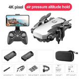 LF606 Wifi FPV Foldable RC Drone with 4K HD Camera Follow Altitude Hold 3D Flips Headless RC Helicopter Mini Aircraft Kid's Toys