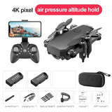 LF606 Wifi FPV Foldable RC Drone with 4K HD Camera Follow Altitude Hold 3D Flips Headless RC Helicopter Mini Aircraft Kid's Toys