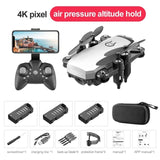 LF606 Wifi FPV Foldable RC Drone with 4K HD Camera Follow Altitude Hold 3D Flips Headless RC Helicopter Mini Aircraft Kid's Toys