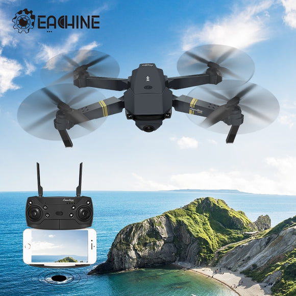 Eachine E58 WIFI FPV With True 720P/1080P Wide Angle HD Camera High Hold Mode Foldable Arm RC Drone Quadcopter RTF VS S9HW M69