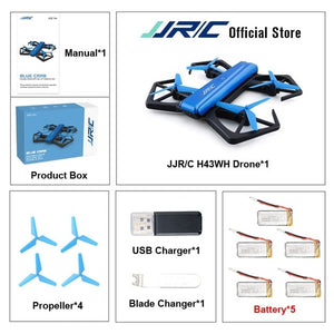 JJR/C JJRC H43WH H43 Selfie Elfie WIFI FPV With HD Camera Altitude Hold Headless Mode Foldable Arm RC Quadcopter Drone H37 Mini