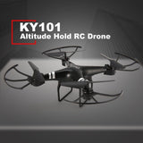 KY101 RC Drone Toys With WiFi FPV Wide Angle 1080P Camera Selfie Altitude Hold Headless Mode 3D Flips One Key Return Quadcopter