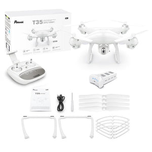 Potensic T35 GPS RC Drone Profesional FPV 1080P HD Camera Drones Follow Me GPS Glonass Quadrocopter Wifi RC Helicopter